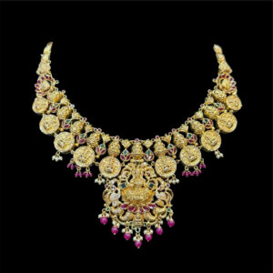 Regal Lakshmi Kasu Coin Gold Choker