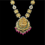 Majestic Lakshmi Antique Gold Long Haram