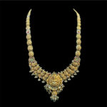 Majestic Lakshmi Peacock Gold Necklace