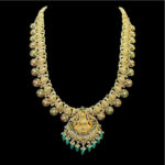 Regal Lakshmi Ruby & Emerald Gold Haram