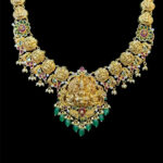 Divine Lakshmi Antique Gold Temple Haram