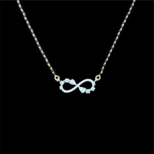 Dainty Diamond Infinity Pendant