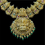 Divine Lakshmi Kasu Temple Gold Haram