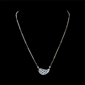 Dainty Diamond Leaf Pendant Chain