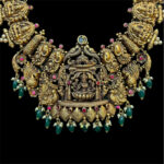 Divine Lakshmi Peacock Temple Gold Necklace