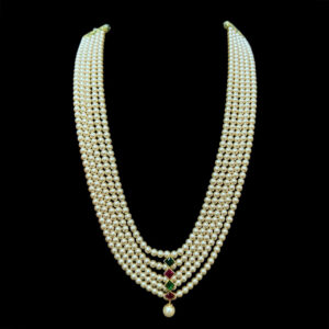 Regal Multi-Strand Pearl Haram