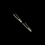 Radiant Diamond Curl Ear Climbers