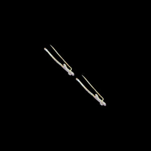 Radiant Diamond Curl Ear Climbers