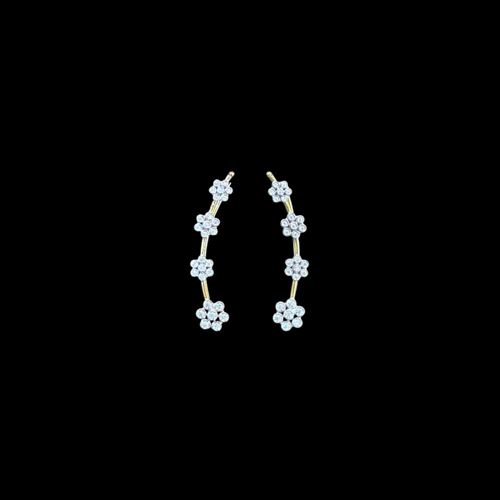 WhatsApp Image 2026-06-22 at 4.12.14 PM Radiant Diamond Floral Ear Climbers