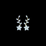Ethereal Diamond Floral Vine Earrings