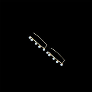 Dainty Pearl Gold Ear Cuffs