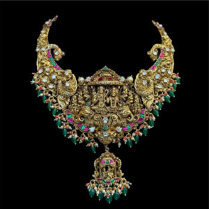 Grand Lakshmi Peacock Bridal Haram