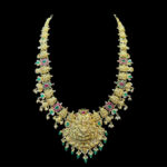 Divine Lakshmi Kempu Antique Gold Haram