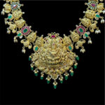 Divine Lakshmi Kempu Antique Gold Haram