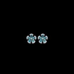 Ethereal Emerald & Diamond Floral Studs