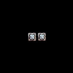 Radiant Diamond Clover Studs