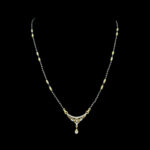Graceful Diamond Black Bead Mangalsutra