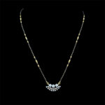Elegant Diamond Floral Mangalsutra