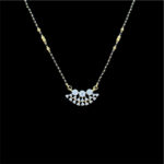 Elegant Diamond Floral Mangalsutra