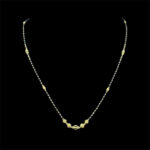 Classic Gold Black Bead Chain
