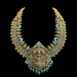Divine Lakshmi Mango Antique Gold Haram