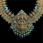 Divine Lakshmi Mango Antique Gold Haram