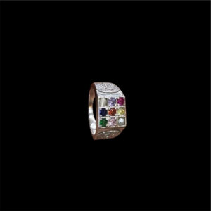Royal Navaratna Diamond Ring for Men