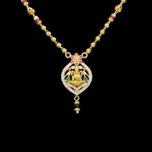 Divine Lakshmi Antique Gold Chain