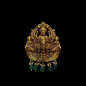 Heritage Lakshmi Nakshi Gold Pendant in 22 KT gold by Gold Palace, Nellore