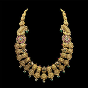 Heritage Lakshmi Kasu Gold Haaram in 22 KT gold by Gold Palace, Nellore