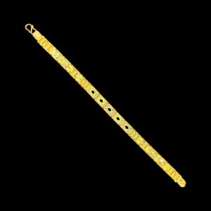 Heritage Engraved Panel Gold Bracelet in 22 KT gold by Gold Palace, Nellore