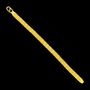 Majestic Brick-Link Gold Bracelet in 22 KT gold by Gold Palace, Nellore